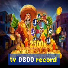 tv 0800 record