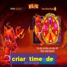 criar time de futebol simulador