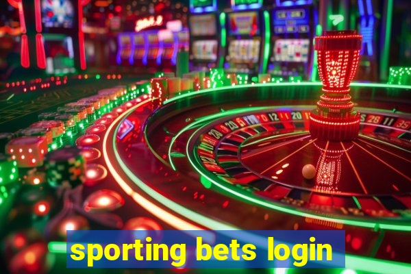 sporting bets login