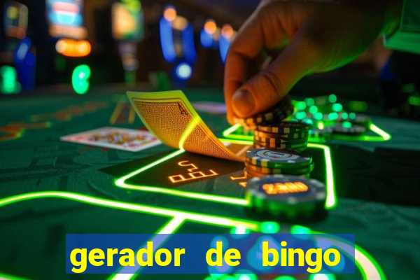 gerador de bingo cha de bebe