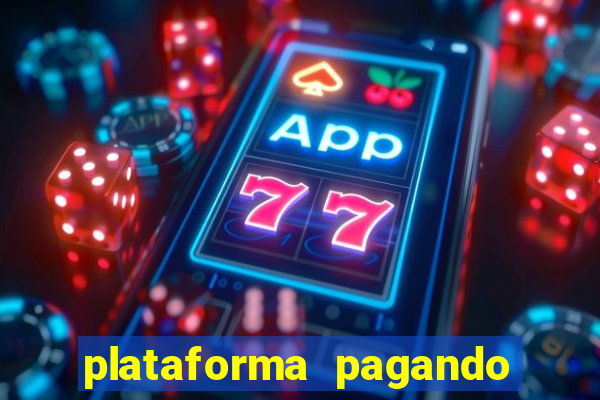 plataforma pagando no cadastro