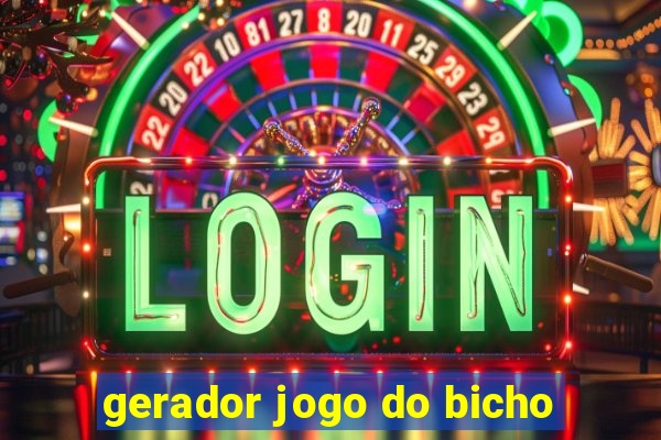 gerador jogo do bicho