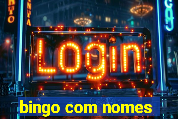 bingo com nomes