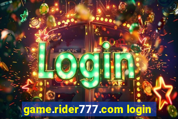 game.rider777.com login